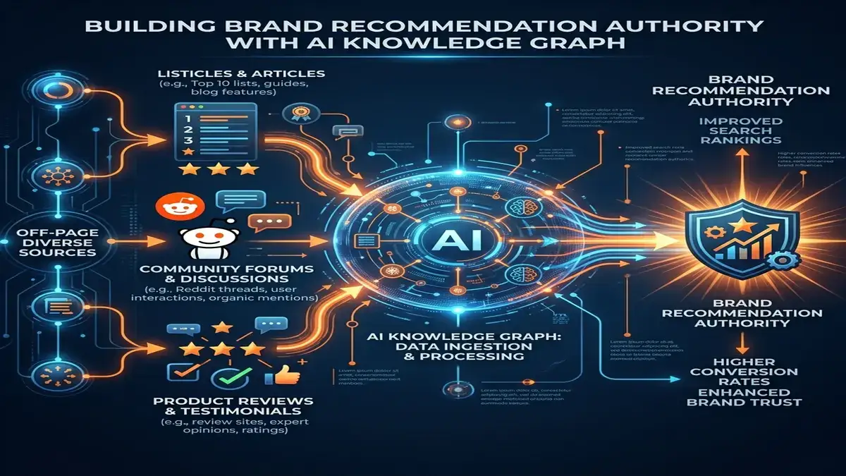 Off-Page Brand Entity Network infographic mapping citations