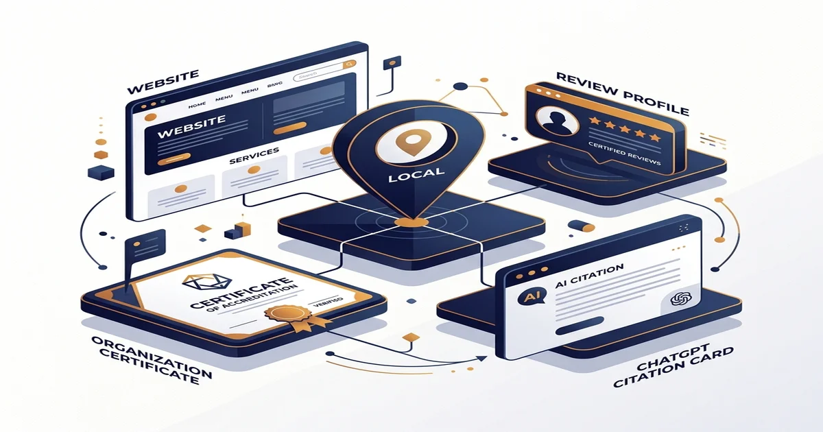 Local SEO signals that help a business appear in ChatGPT Search recommendations